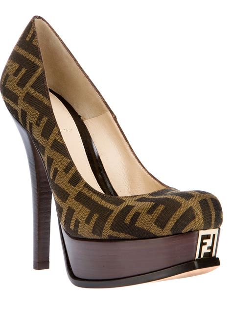 fendi logo pumps|Fendi logo print.